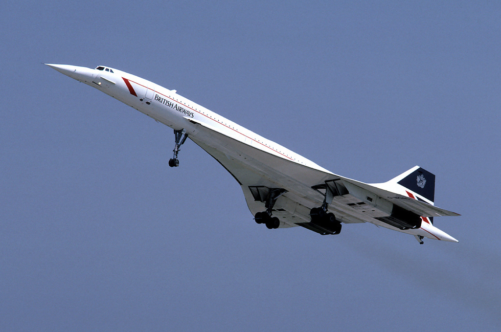 Concorde de la compañía British Airways