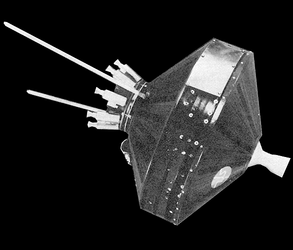 Ilustración de la sonda espacial Pioneer 5