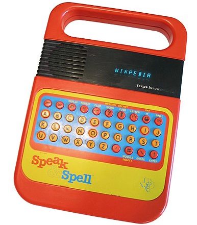 Juguete electrónico Speak & Spell