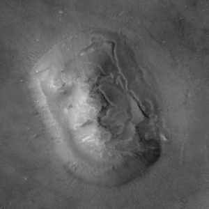Fotografía de la «Cara» en Marte, tomada por el Mars Global Surveyor en 2001