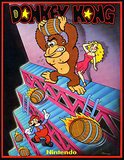 Publicidad norteamericana de Donkey Kong